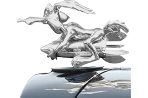 SMILESHINEY Kühlerfigur Motorrad - 10 * 15CM Kühlerfiguren Coyote, Cartoon-Auto-Emblem, Auto-Fronthauben-Ornament, Kühlerfigur Lustig, Selbstklebend, Konvoi-Dekoration, LKW-Dekoration Für Alle Arten