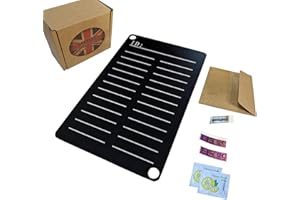 Hooe England Crypto Seed Storage Lazer Engraved Black Steel Metal Plate Wallet Punchable or Etchable Plate for Offline Bitcoin Ethereum Cryptocurrency Phrase Mnemonic Backup Recovery Word