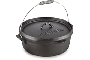 Klarstein Hotrod 60 Cocotte BBQ 6 qt/ 5,7 litres Fonte - noir