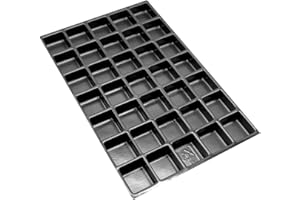 BISLEY MultiDrawer-Bandeja, 35 Compartimentos para Todos los cajones DIN A4, Metal, 800 plástico, 36.5 x 23.7 x 5 cm