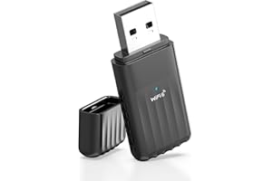 WONLINK Adattatore USB Wireless, 900Mbps WiFi 6 Chiavetta WiFi Dual Band MU-MIMO, Bluetooth 5.3, WPA3, Antenna Integrata, Compatibile con Windows 10/11