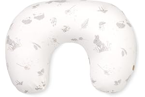 Tutti Bambini Breastfeeding Pillow | Bean-Filled Bamboo Cotton Maternity Pillow, Supportive & Ergonomic Design, Hands-Free Feeding, 55x42cm | Cocoon