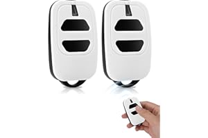 RUIZHI 433,92 MHz Mando a distancia para portones para GTI4, GTI2, GT2/4, Mio TR2/4, Mio TR2N/4N, 2 Canales, Mando a distancia para portones, Bip para portones de garaje (2 piezas-2 botones)