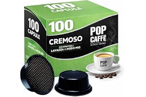 100 kapslar Pop Caffè e-mio blandning 2 krämig kompatibel med Modo Mio