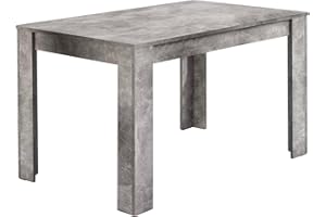 ‎BYLIVING byLIVING Esszimmertisch Nepal/Beton-Optik grau/kompakter Küchentisch 120 cm breit/Esstisch Melaminharz beschichtet / 18 mm Dicke Tischplatte / 120 x 80, H 75 cm
