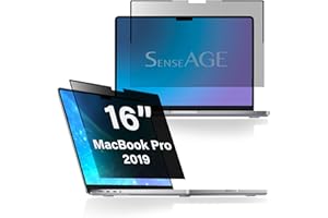 SenseAGE Magnetischer Blickschutzfilter für MacBook Pro 16 Zoll (2019), Anti-Spy & Anti-Blaulicht Sichtschutzfolie, Laptop Privacy Screen Protector für MacBook Pro 16" Sichtschutz Filter