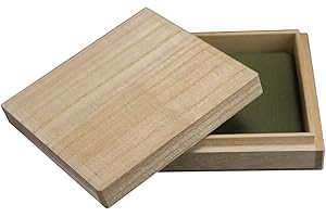 DerShogun Tsubabox aus Echtholz mit grüner Polsterung