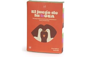 UO Juego de Cartas La Boca. Juego Cartas Erótico para Parejas. Divertido y Picante con 40 Retos. Regalo Ideal para Explorar y Disfrutar en la Intimidad
