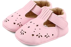 LACOFIA Baby Boy and Girl Velcro Trainers, Toddlers, Non-Slip Learn-to-Walk Shoes