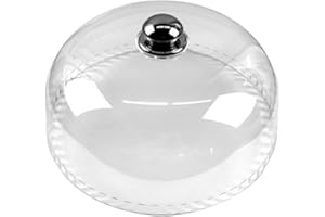 Baoblaze Copertura per alimenti a cupola, per torte, per piatti da portata, per ristoranti, barbecue, eventi, Diametro 26 Cm