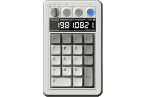 8BitDo Retro 18 Mechanical Numpad, Supports Calculator Mode, Bluetooth/2. /Wired Numpad for Windows and Android - M Edition
