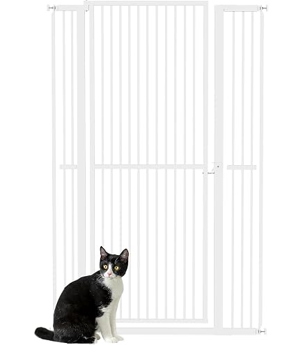 Rejilla Protectora Para Mascotas 150cm | Puerta Con Cierre Automático | Sin Taladro | Para Perros Y Gatos