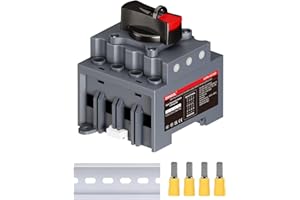 DIHOOL Sezionatore DC Fotovoltaico CC 32A 1000V Interruttore per Pannello,Solare, batteria, inverter