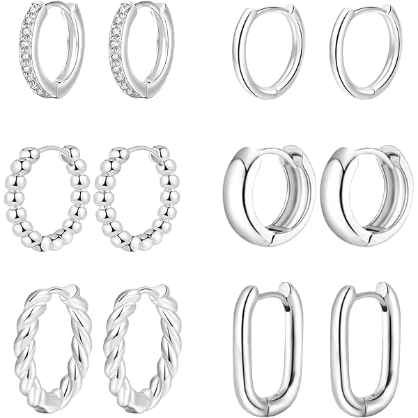 Set Orecchini Huggie Piccoli Oro BMMYE: Cerchi Minimi Per Cartilagine E Multiplo Piercing, Ipoallergenici