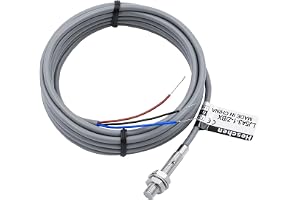 Heschen induktiv närhetssensor omkopplare LJ5A3-1-Z/BX-detektor 1 mm 6-36 VDC 200 mA NPN normalt öppen (NO) 3 tråd