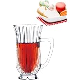 Paşabah&ccedil;e Glamour Ayaklı &Ccedil;ay Bardak - Kulplu &Ccedil;ay Bardağı 6 Lı Cristalline