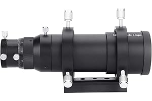 Exliy 50 mm Compact Deluxe Finder & Guidescope Kit, 1,25" Double Helical Focuser für astronomische Teleskope
