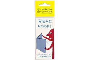 Official David Shrigley - Funny Bookmark - 'Read Books' - Magnetic Page Marker - Great Little Birthday Present Gift for Him Her - Perfect Christmas Xmas Stocking Filler - Sold by Brainbox Candy