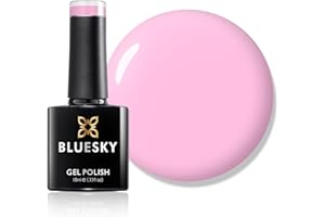 Bluesky Gel Nail Polish, Strawberry Cream Pn01, Blush, Pale, Pastel Pink, Long Lasting, Chip Resistant, 10 ml (Requires Drying Under UV LED Lamp)