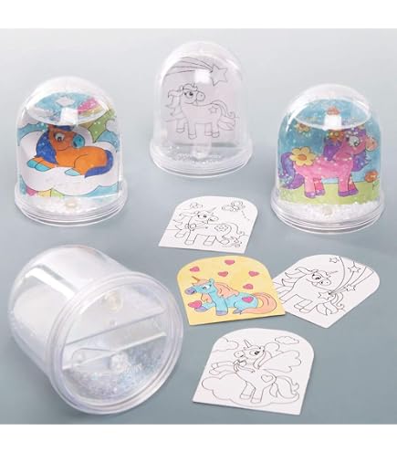 Baker Ross Schwan-Prinzessin Pailletten-Kit | 4 Stück | Bastelset Für Kinder Ab 5 Jahren