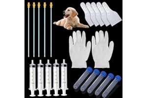 LuXianYS 5 Set Hunde Zucht Kit, Künstliche Besamung Hundezucht Kit, Hunde Insemination Züchter Kit, Künstliche Besamung Hunde-Zuchtset für kleine und mittlere Haustiere