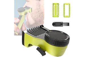 LACKYORK Aufsätze für One Blade，für Philips One Blade QP2520 QP2530 QP2620 QP2630, 14-fach Verstellbarer Präzisionskammkopf 0.4 bis 10mm, für Körperhaare und Bärte Ersatzkämme Kit Geschenke für Männer