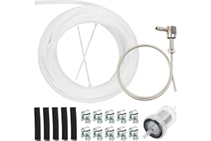 HOIIME Kit per tubo della benzina, 4 m, per riscaldamento diesel, per riscaldamento diesel, per auto, tubo del carburante, per Webasto Eberspacher