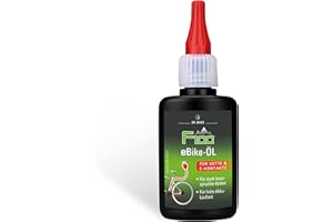 DR. WACK F100 Kettenöl für E-Bike 50 ml - Kettenschmiermittel für weniger Verschleiß & Reibung - Kettenpflegeöl für Elektrofa