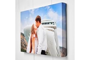 SwiftprintUK Personalised Canvas Photo Prints Your Photos on Canvas Framed, Gallery Wrapped, – Perfect for Home Pictures, Dec