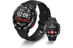 Mibro GS Pro smartwatch da donna e uomo con funzione telefonica orologio fitness per contapassi, orologio GPS con cardiofrequenzimetro SpO2, misurazione con display AMOLED 1,43",105 modalità