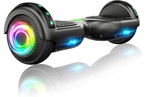SISIGAD Hoverboard Scooter elettrico fuoristrada autobilanciante a due ruote con altoparlante wireless Bluetooth