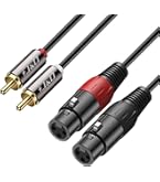 BELIPRO Heavy Duty 2 XLR Male to 2 RCA Male