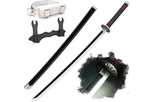 Zisu Light Up Demon Slayer Sword - 40-Inch Katana with Rechargeable Battery - Full Kit with Sword Stand and Belt