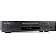 Auna AV2-CD509 HiFi CD Player - USB, Digital/Analogue Outputs, 40 Presets, Brushed Stainless Steel, LCD, Remote Control, Black