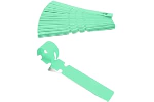 HomeTools.eu® 100 nastri per etichettatura per piante, alberi, arbusti, plastica, 21 x 2 cm, resistente alle intemperie, con passante per il fissaggio, colore: verde