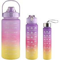 SIYANSHI Set of 3 Water Bottle 2000ML, 900ML, 300ML with ...