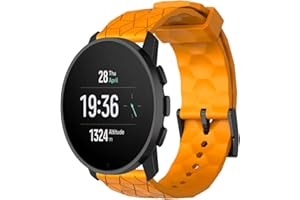 xhKJO Bracelets pour Suunto 9 Peak/Suunto 9 Peak Pro Strap, Bracelets de Montre,Silicone Bracelets de Montre Strap Bande Watchband Fermoir Sangle pour Suunto Vertical/Suunto 5 Peak