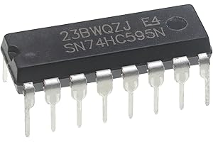 ALLECIN SN74HC595N 8-Bit Shift Registers With 3-State Output Registers DIP-16 SN74HC595 Shift Register (Pack of 30pcs)