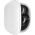 GEEKRIA Shield Headphones Case Compatible with JBL TUNE 720BT, TUNE 770NC, TUNE 760NC, Tune710BT, Live 770NC, Live 660NC Case, Replacement Hard Shell Travel Carrying Bag with Cable Storage (White)