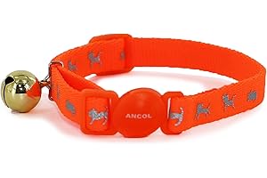 Ancol Hi-Vis Cat Collar Orange