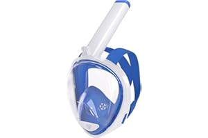Vitare Maschera da Snorkeling per Adulti e Bambini, Maschera Subacquea Integrale Tecnologia Antiappannamento, Maschera da Mare con Supporto per Fotocamera, Maschera da Sub per Immersioni