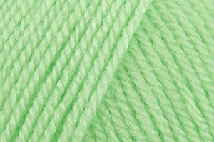 KHASO Stylecraft Special DK Crochet Yarn, Soft 100% Double Knitting Wool for Jumpers, Toys, Blankets, Cushion Covers - 100g Balls - Spring Green (1316) - Single (1 Ball)