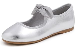 Feversole Girls Cute Dress,Ragazze Mary Jane Strap Scarpe Basse Ballerine da Principessa Scarpe da Scuola Piatte