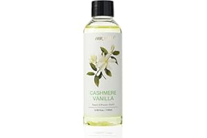 Airkeep Recharge Diffuseur de Parfum Cashmere Vanilla, Diffuseur de Parfum Batonnets Diffuseur Parfum pour la Chambre, la Salle de Bain, Le Bureau et la Décoration Intérieure