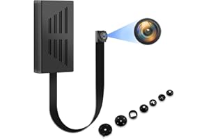 DIPREVO Mini cámara, HD 1080P mini cámara de vigilancia portátil pequeña cámara de video DIY cámara de seguridad con detección de movimiento (sin Wi-Fi, sin visión nocturna)
