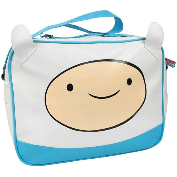 Borsa Messenger Adventure Time - Ecopelle Gialla Con Tracolla Regolabile
