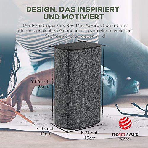 Bluetooth Lautsprecher Stereo VAVA VOOM 22, 30W Hi-Fi Sound, Bass EQ, Bluetooth oder 3.5mm Verbindung, Eingebaute Steuerknöfe, 5V/1A USB-Output, Kopplung mit Zweiten Lautsprecher Möglich für True Wireless Surroundsound, Red Dot Award Gewinner reviews Bluetooth Lautsprecher Stereo VAVA VOOM 22, 30W Hi-Fi Sound, Bass EQ, Bluetooth oder 3.5mm Verbindung, Eingebaute Steuerknöfe, 5V/1A USB-Output, Kopplung mit Zweiten Lautsprecher Möglich für True Wireless Surroundsound, Red Dot Award Gewinner