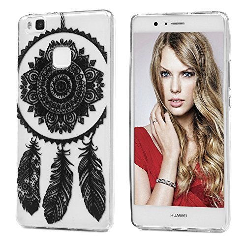 Huawei P9 Lite Hülle Badalink 3 in 1 UltraSlim Schutzhülle TPU Gemalt Handyhülle Silikon Case Cover Handytasche Anti-Rutsch Kratzfest Handyhülle - 2