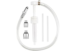 QGGTQG bomba de aceite de engranaje para la unidad inferior, bomba manual, adaptadores de metal de 3/8 pulgadas, 8 mm y 10 mm