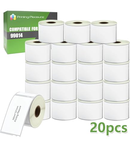 Aftertech 30x 11355 Removable 19x51mm Compatible Adhesive Labels Rolls - View #10